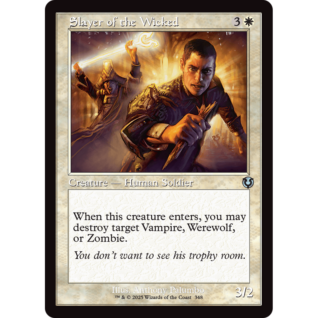 Slayer of the Wicked (INR-348) - Innistrad Remastered Foil