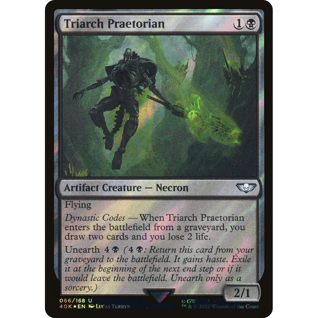 Triarch Praetorian (40K-066) - Warhammer 40,000 Commander Foil