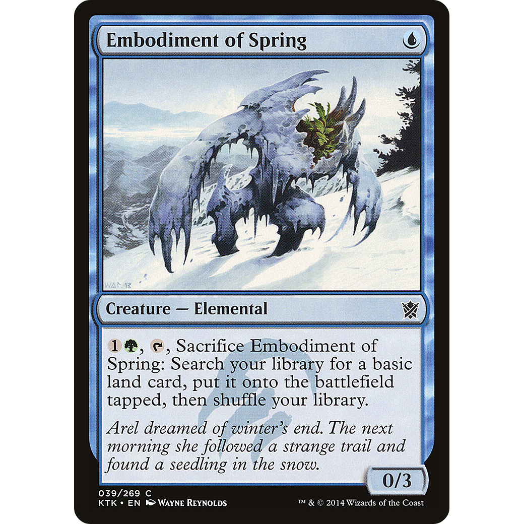 Embodiment of Spring (KTK-039) - Khans of Tarkir