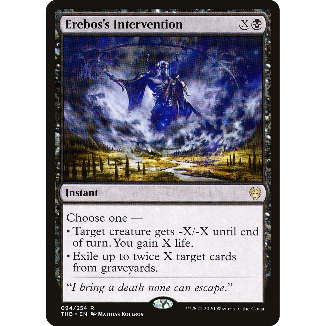 Erebos's Intervention (THB-094) - Theros Beyond Death Foil