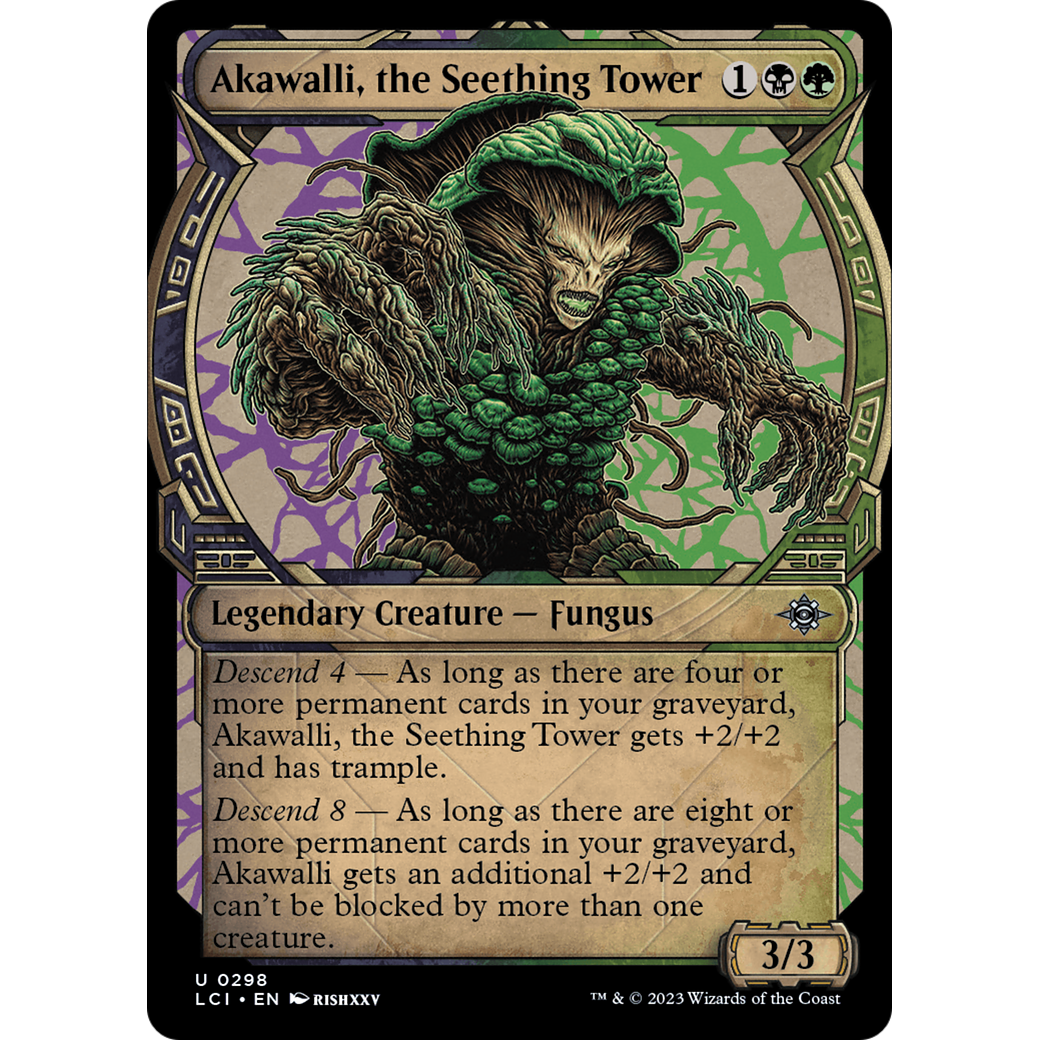Akawalli, the Seething Tower (LCI-298) - The Lost Caverns of Ixalan: (Showcase)