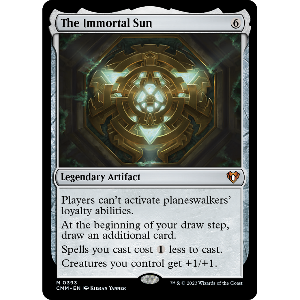 The Immortal Sun (CMM-393) - Commander Masters