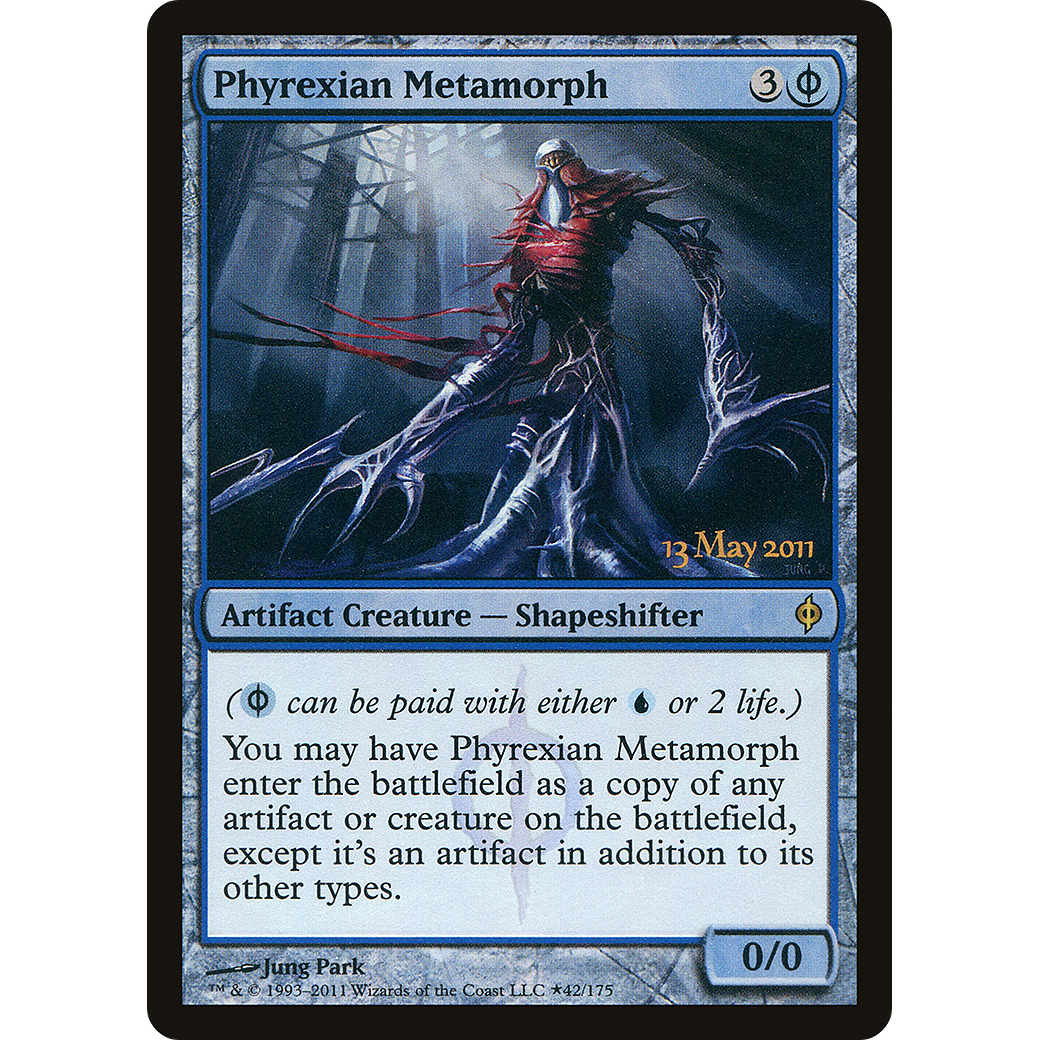 Phyrexian Metamorph (LARP-042) - New Phyrexia Promos Foil