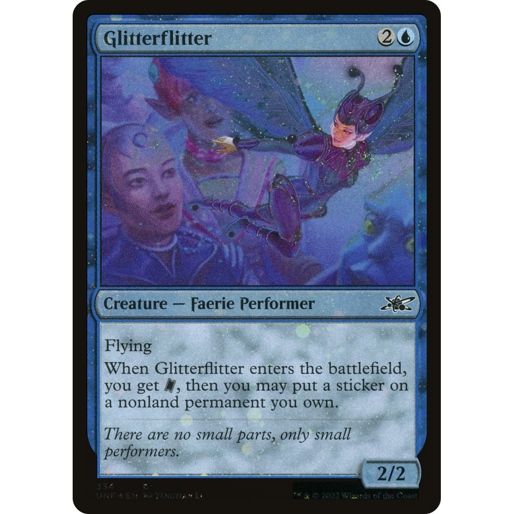 Glitterflitter (Galaxy Foil) (UNF-334) - Unfinity Foil