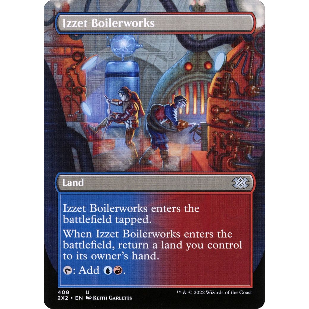 Izzet Boilerworks (Borderless) (2X2-408) - Double Masters 2022 (Borderless)