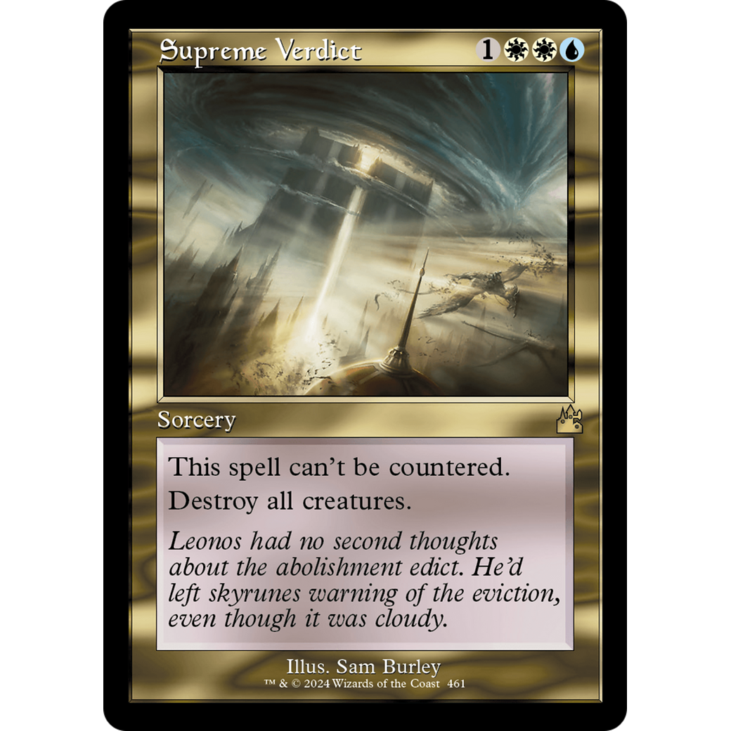 Supreme Verdict (RVR-461) - Ravnica Remastered Foil