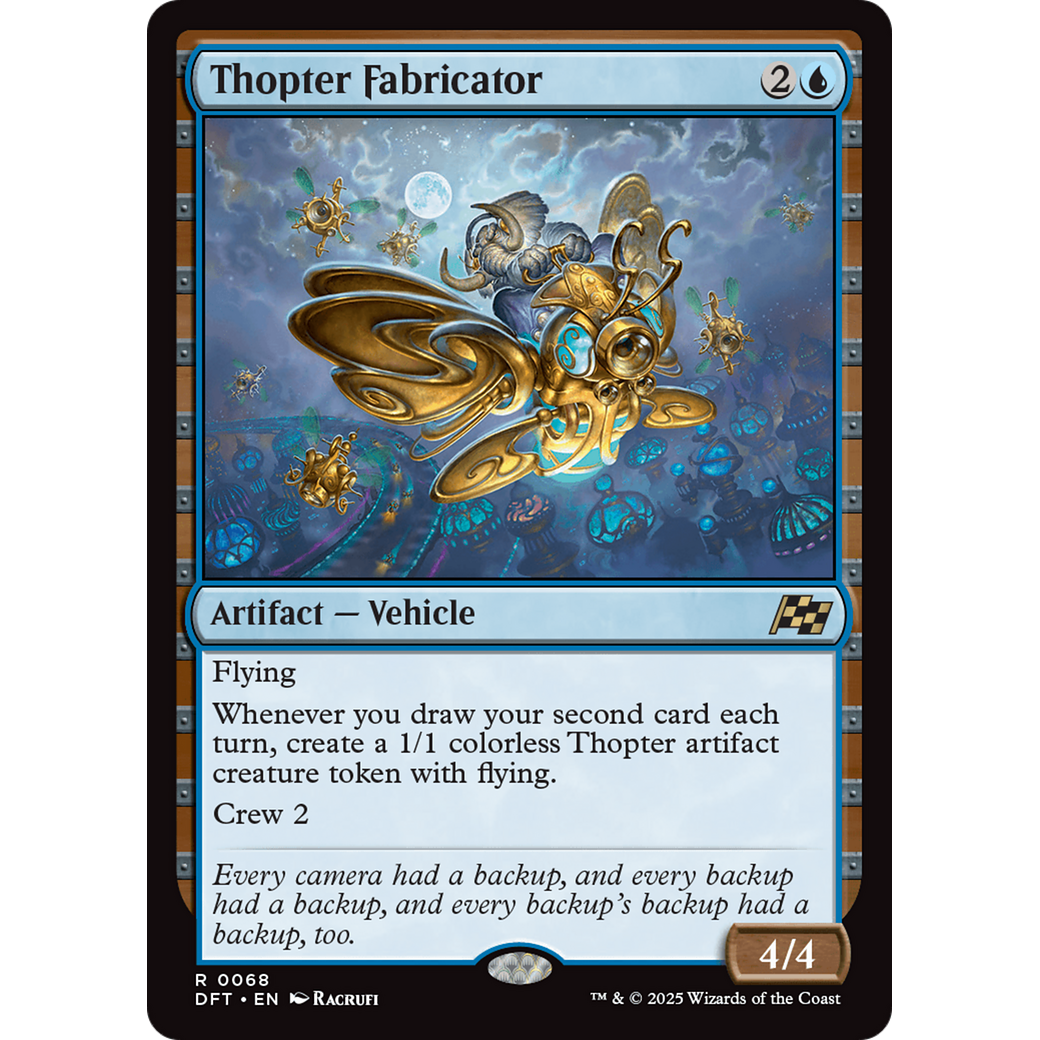 Thopter Fabricator (DFT-068) - Aetherdrift Foil