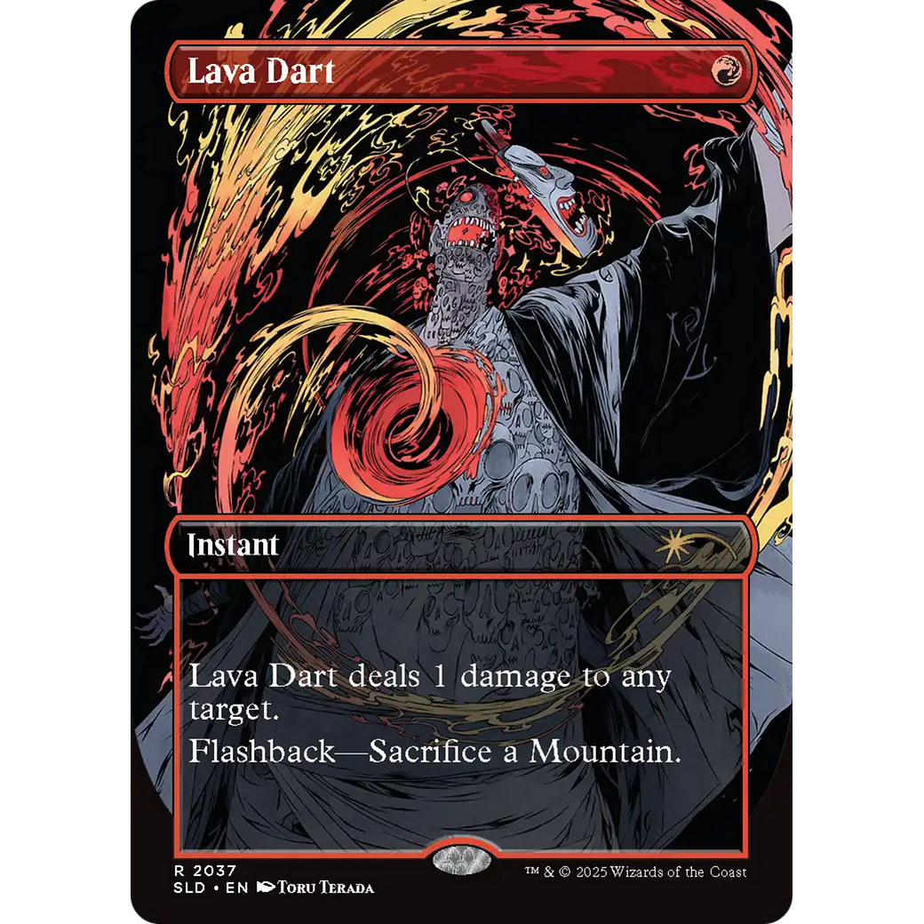 Lava Dart (SLD-2037) - Secret Lair Drop (Borderless)