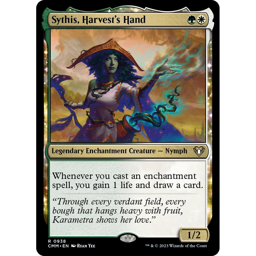 Sythis, Harvest's Hand (CMM-938) - Commander Masters: (enchantment)