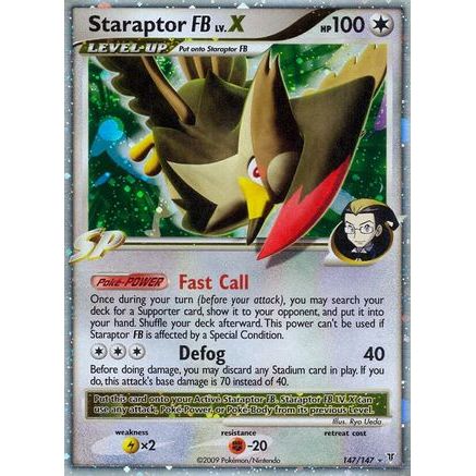 Staraptor FB Lv.X 147/147 - Supreme Victors Holofoil
