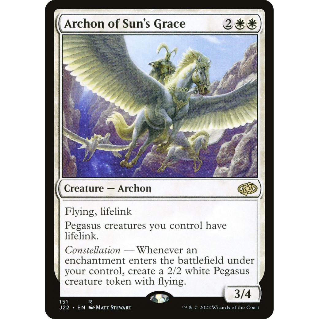 Archon of Sun's Grace (J22-151) - Jumpstart 2022
