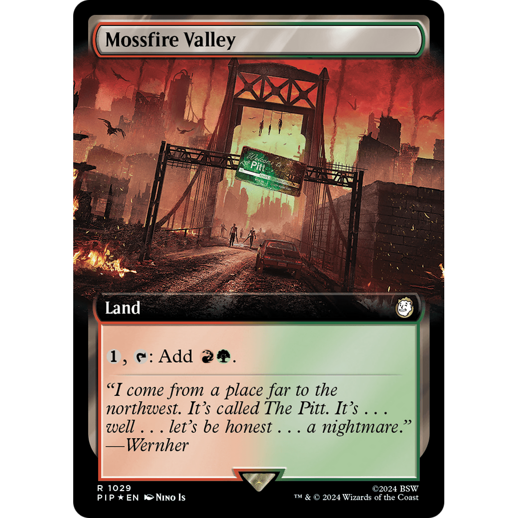 Mossfire Valley (PIP-1029) - Fallout: (Extended Art) Foil
