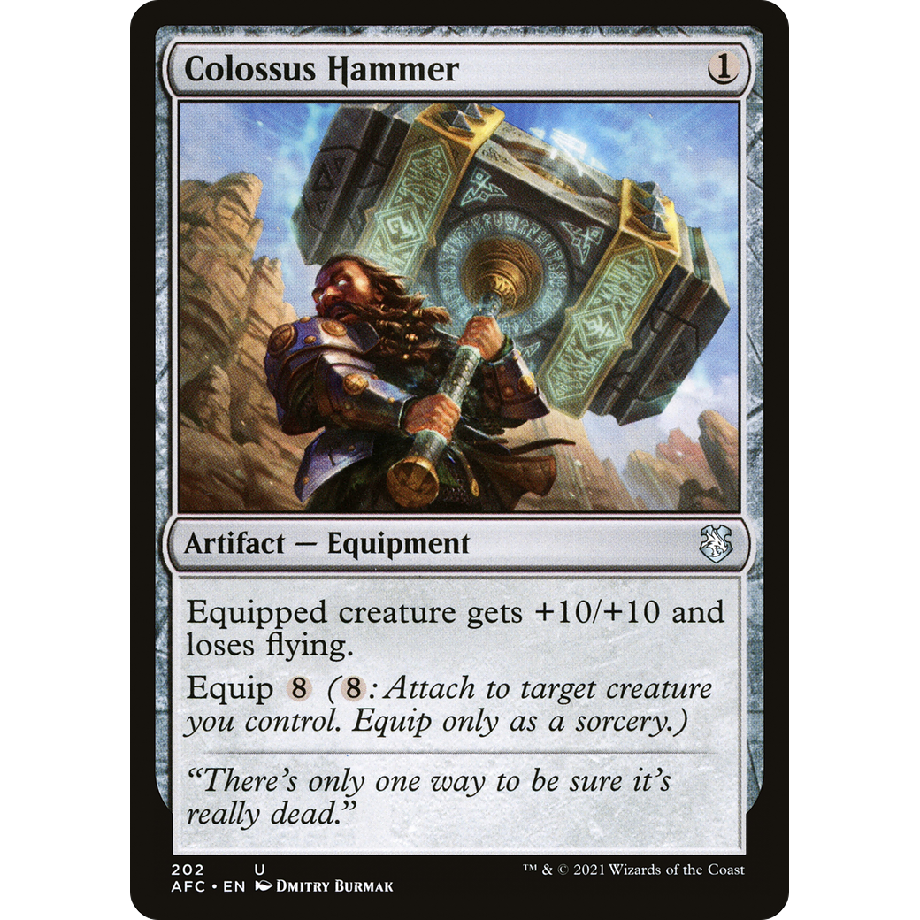 Colossus Hammer (AFC-202) - Forgotten Realms Commander