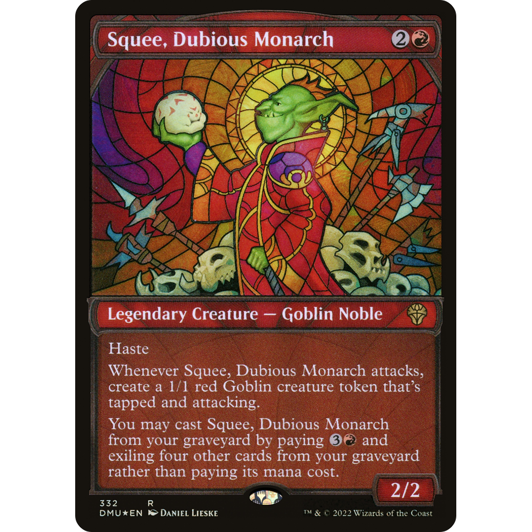Squee, Dubious Monarch (Textured Foil) (DMU-332) - Dominaria United: (Showcase) Foil