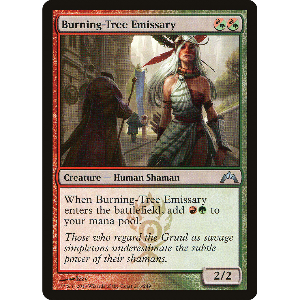 Burning-Tree Emissary (GTC-216) - Gatecrash Foil