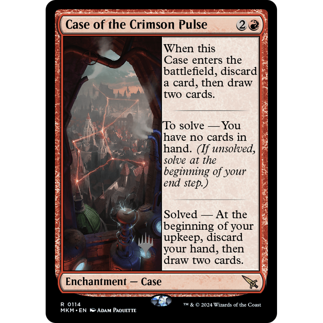 Case of the Crimson Pulse (PPMKM-114P) - Murders at Karlov Manor Promos