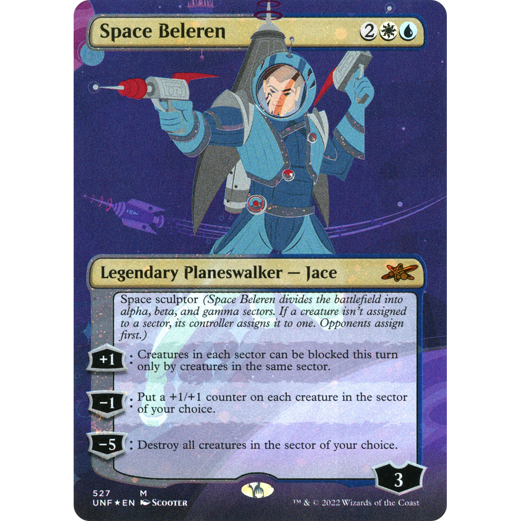 Space Beleren (Borderless) (Galaxy Foil) (UNF-527) - Unfinity (Borderless) Foil