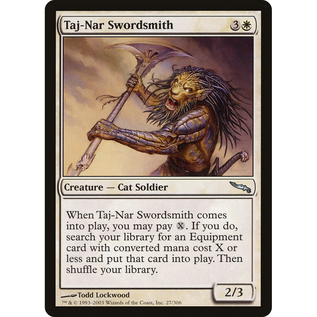 Taj-Nar Swordsmith (MRD-027) - Mirrodin Foil