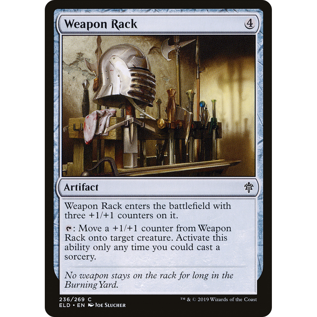 Weapon Rack (ELD-236) - Throne of Eldraine Foil
