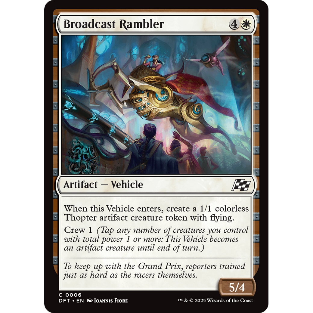 Broadcast Rambler (DFT-006) - Aetherdrift Foil