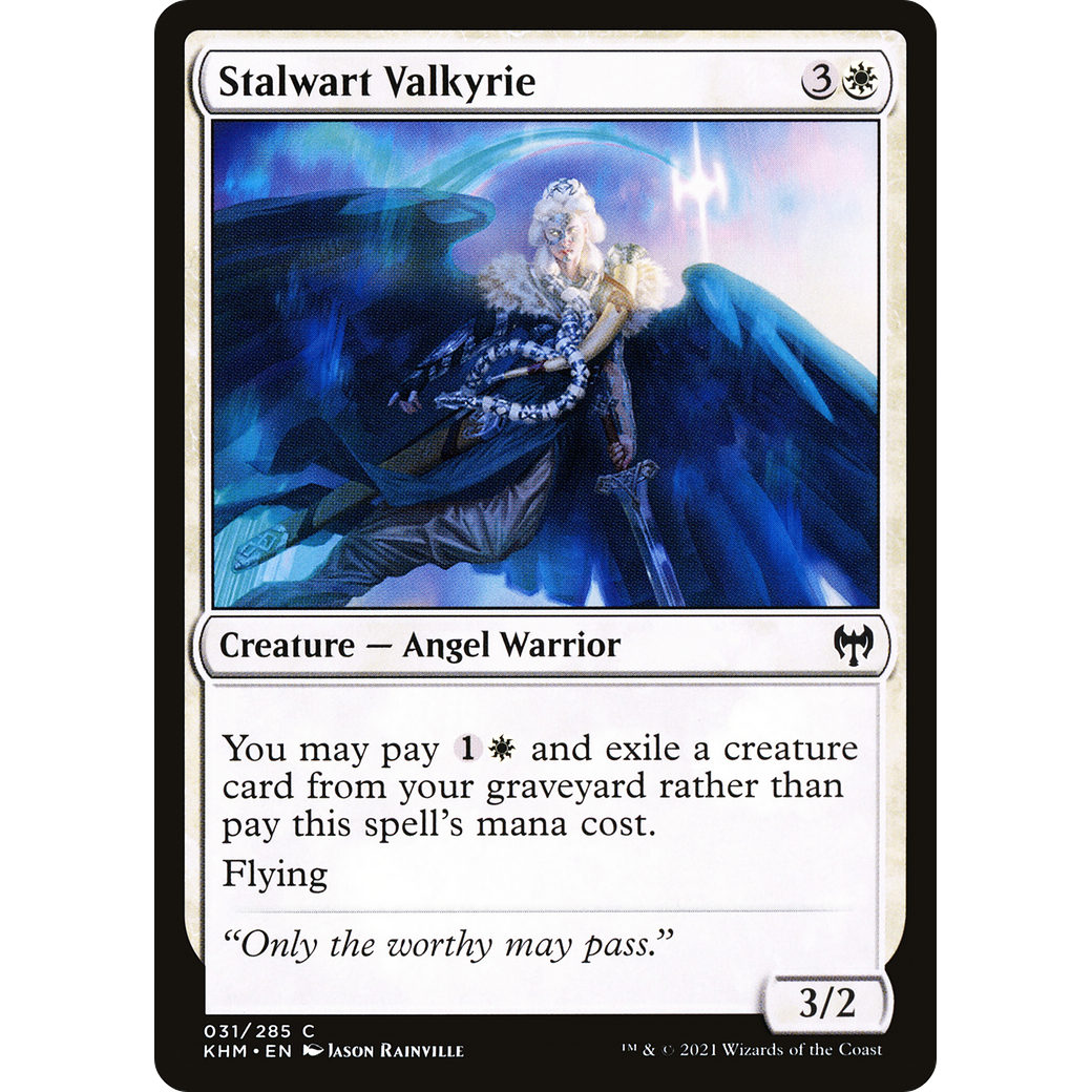 Stalwart Valkyrie (KHM-031) - Kaldheim Foil