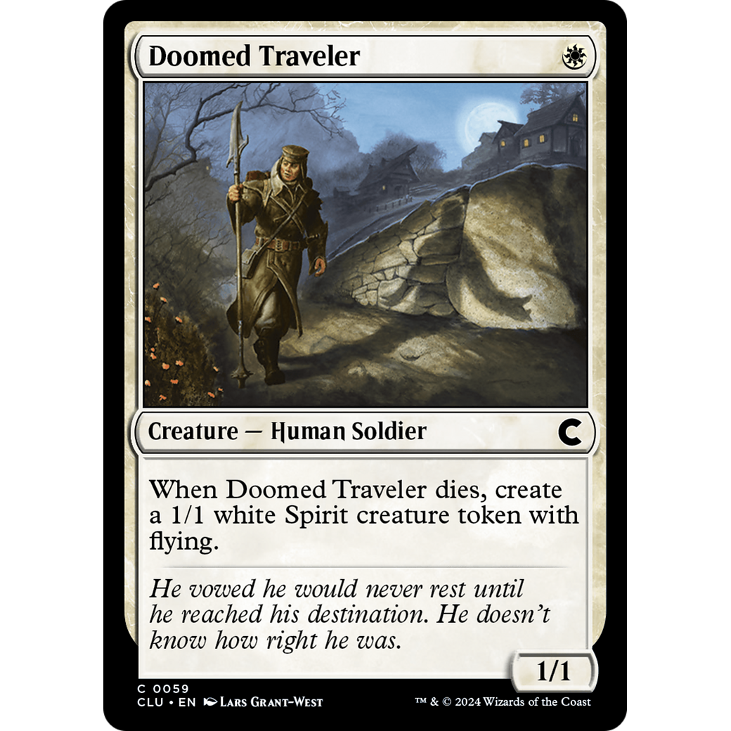 Doomed Traveler (CLU-059) - Ravnica: Clue Edition