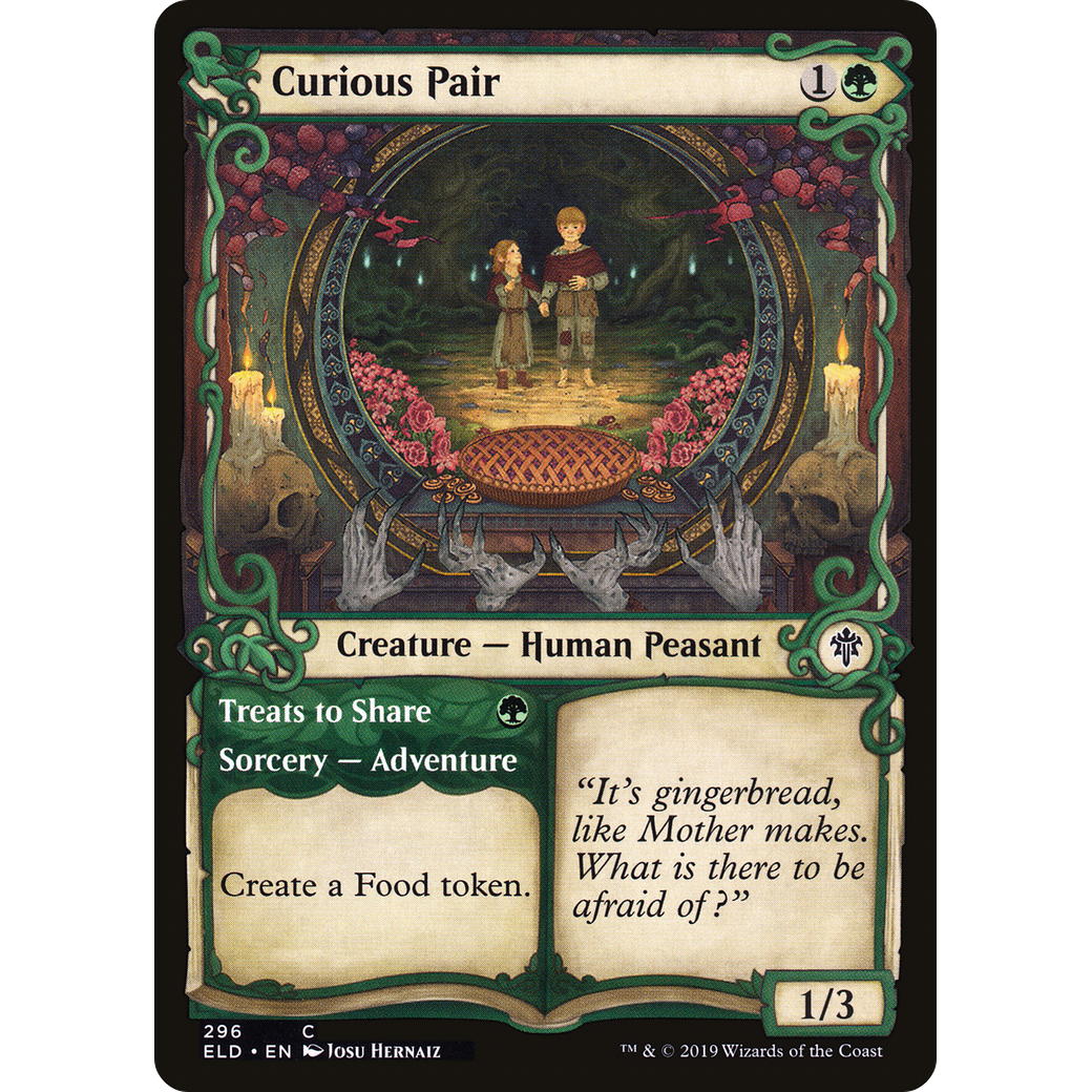 Curious Pair (Showcase) (ELD-296) - Throne of Eldraine: (Showcase) Foil