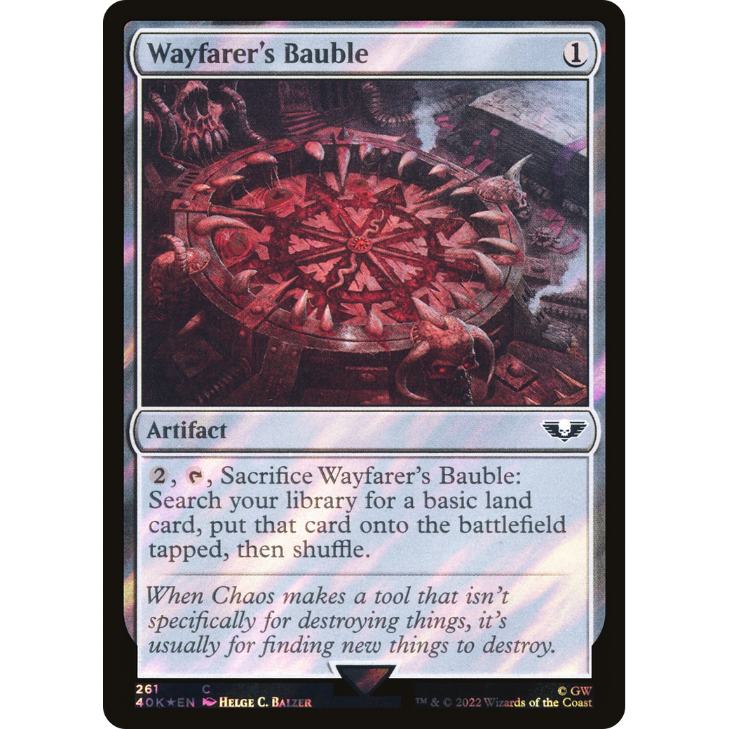 Wayfarer's Bauble (40K-261) - Warhammer 40,000 Commander Foil