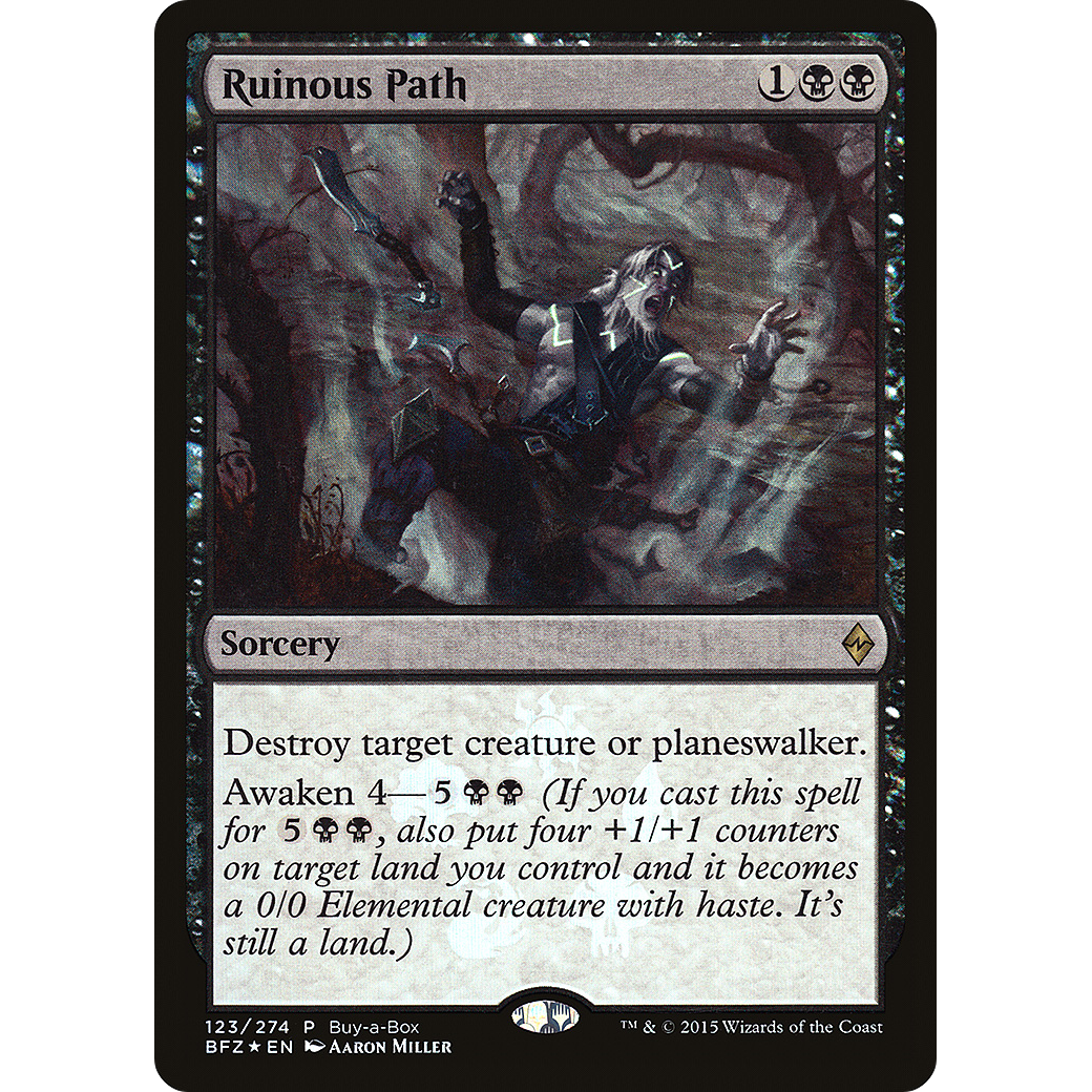 Ruinous Path (BABP-123) - Battle for Zendikar Promos Foil