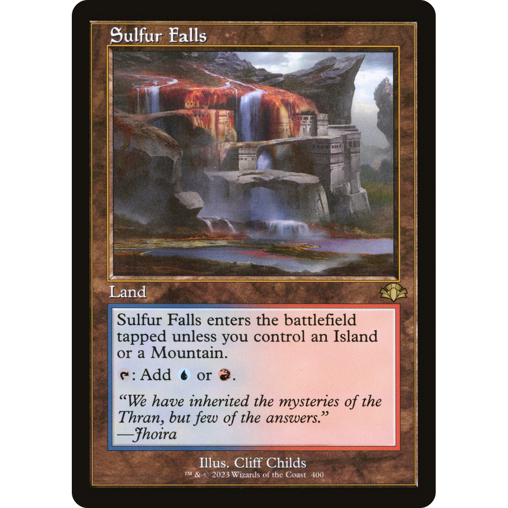 Sulfur Falls (Retro Frame) (DMR-400) - Dominaria Remastered