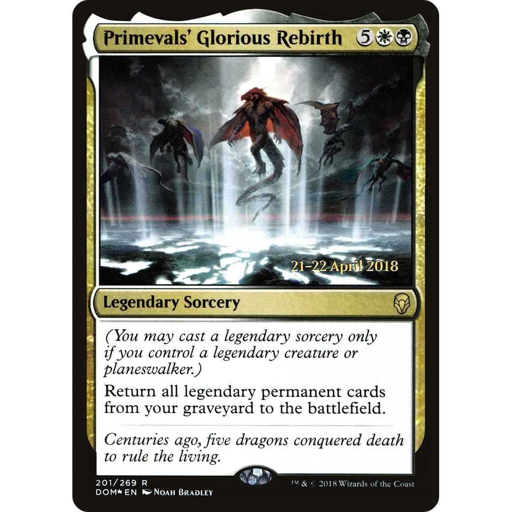 Primevals' Glorious Rebirth (PRE-201) - Dominaria Promos Foil