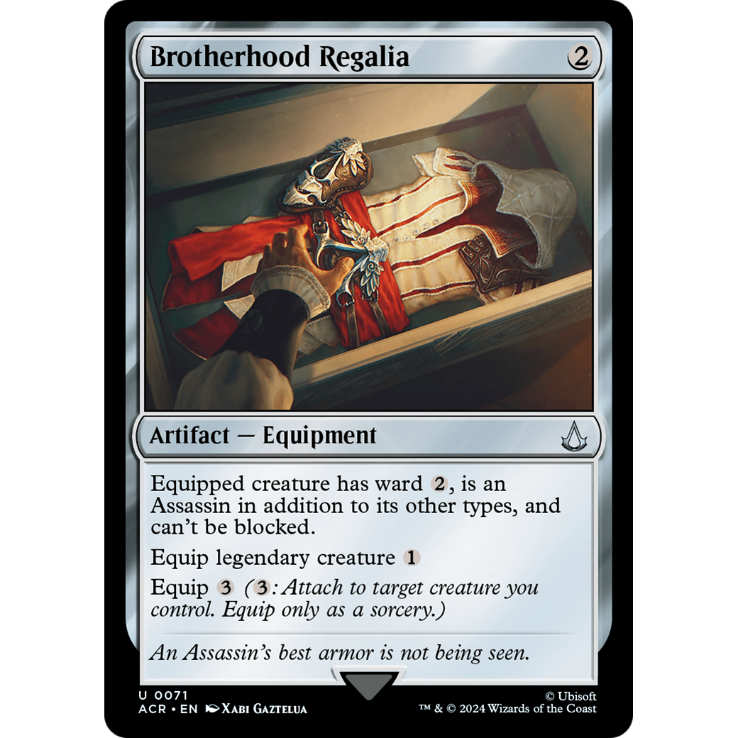 Brotherhood Regalia (ACR-071) - Assassin's Creed Foil