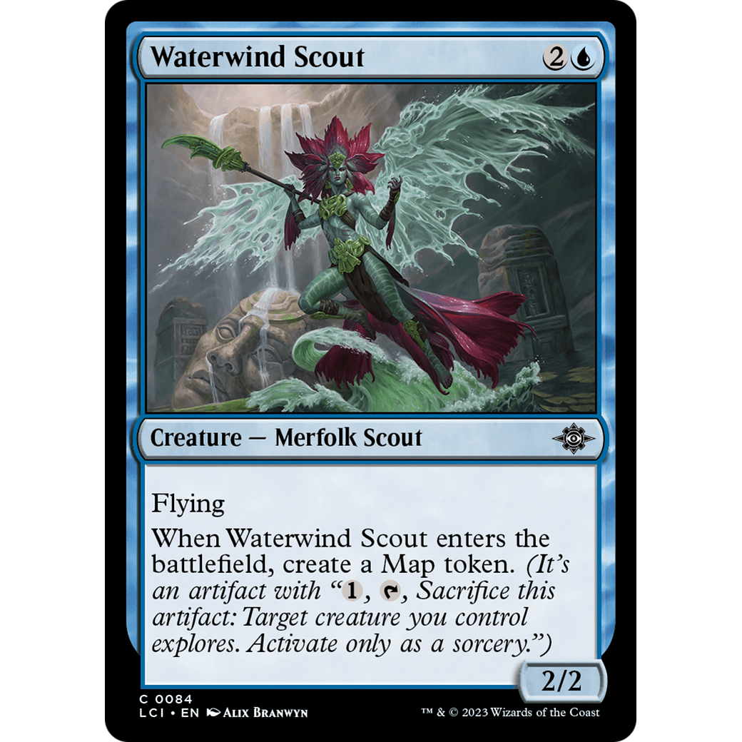 Waterwind Scout (LCI-084) - The Lost Caverns of Ixalan Foil