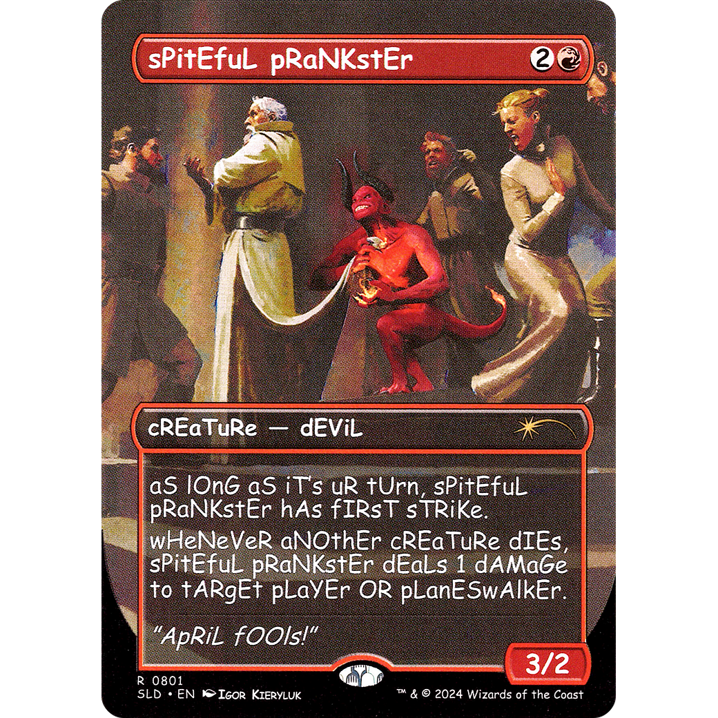 sPitEfuL pRaNKstEr (SLD-801) - Secret Lair Drop (Borderless)