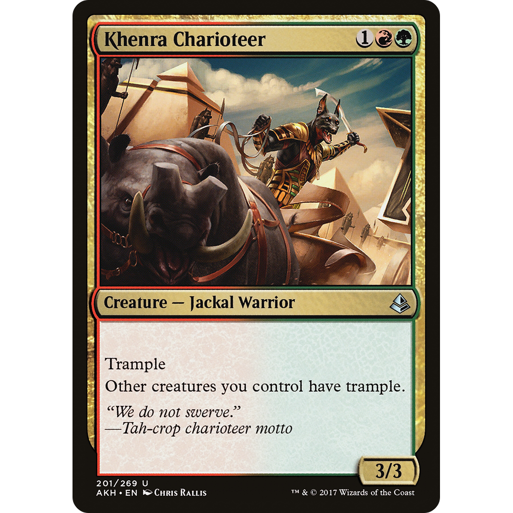 Khenra Charioteer (AKH-201) - Amonkhet Foil