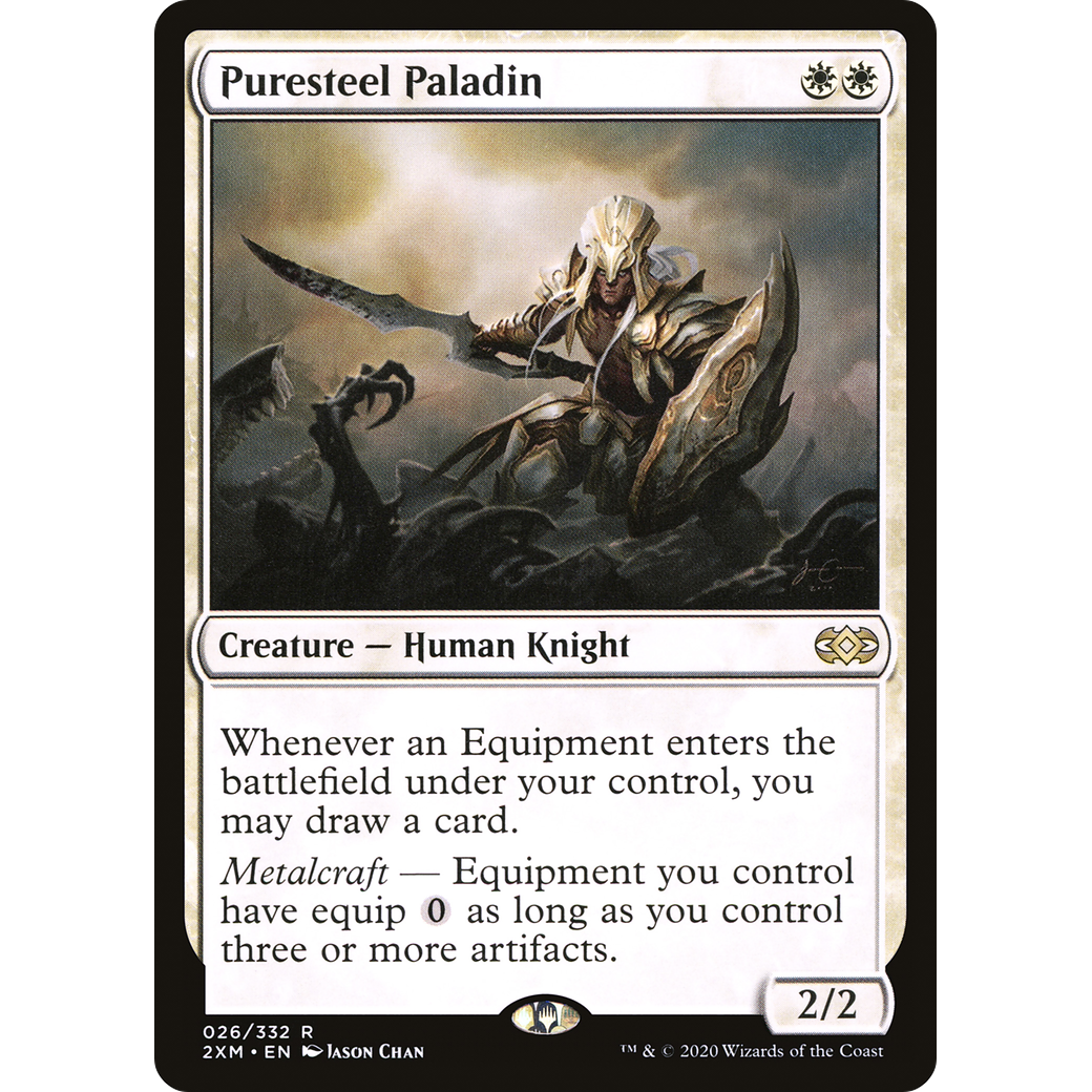 Puresteel Paladin (2XM-026) - Double Masters Foil
