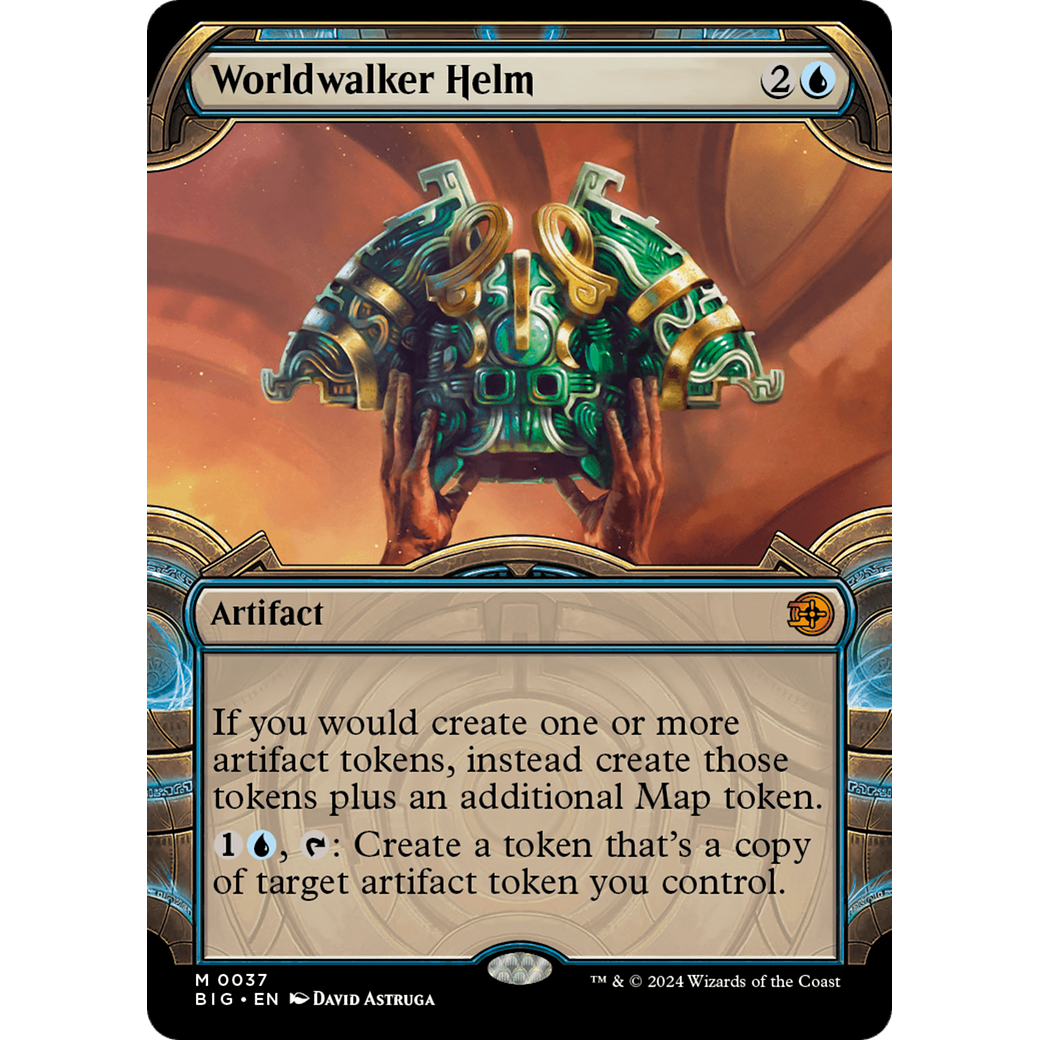 Worldwalker Helm (Showcase) (BIG-037) - The Big Score: (Showcase) Foil