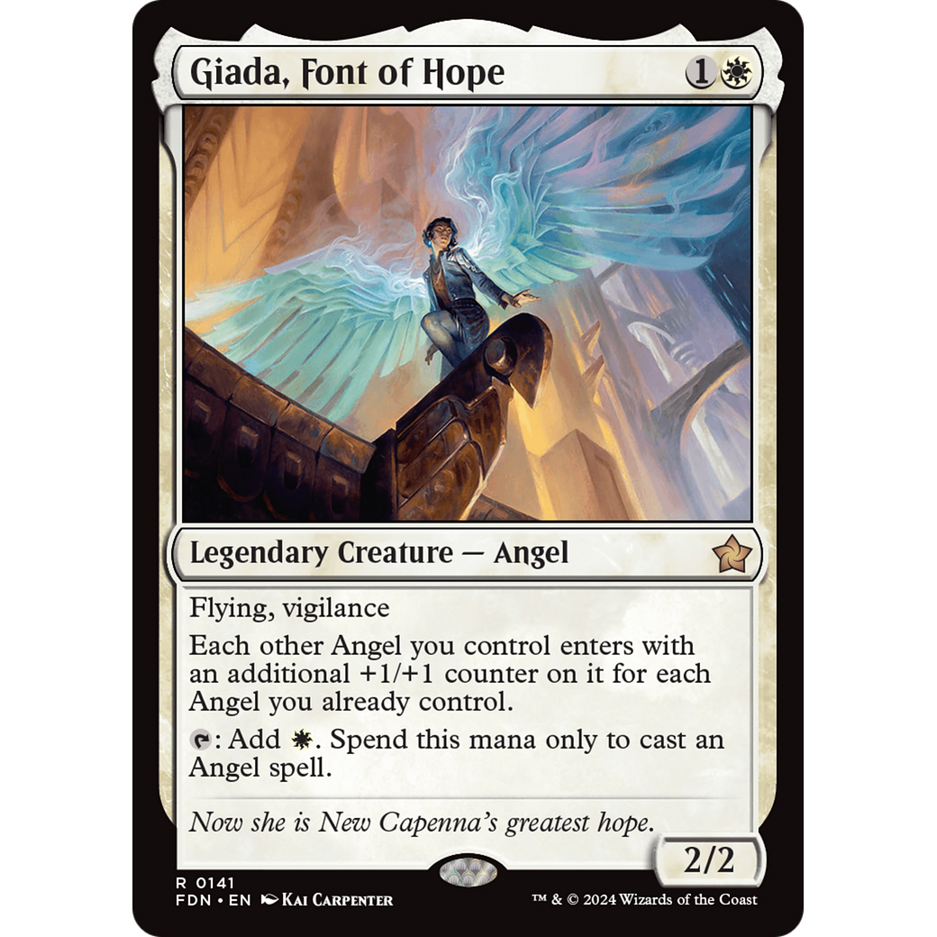 Giada, Font of Hope (FDN-141) - Foundations Foil