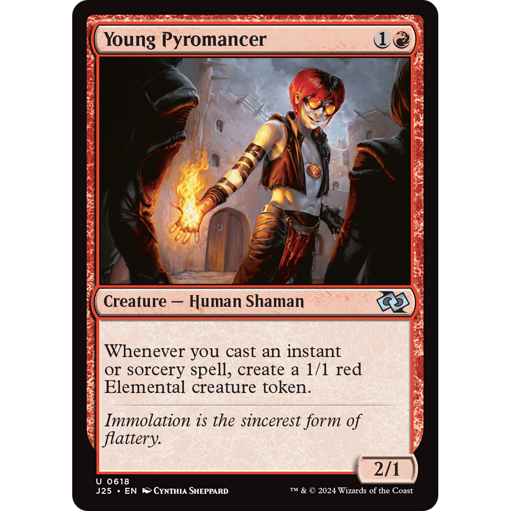 Young Pyromancer (J25-618) - Foundations Jumpstart