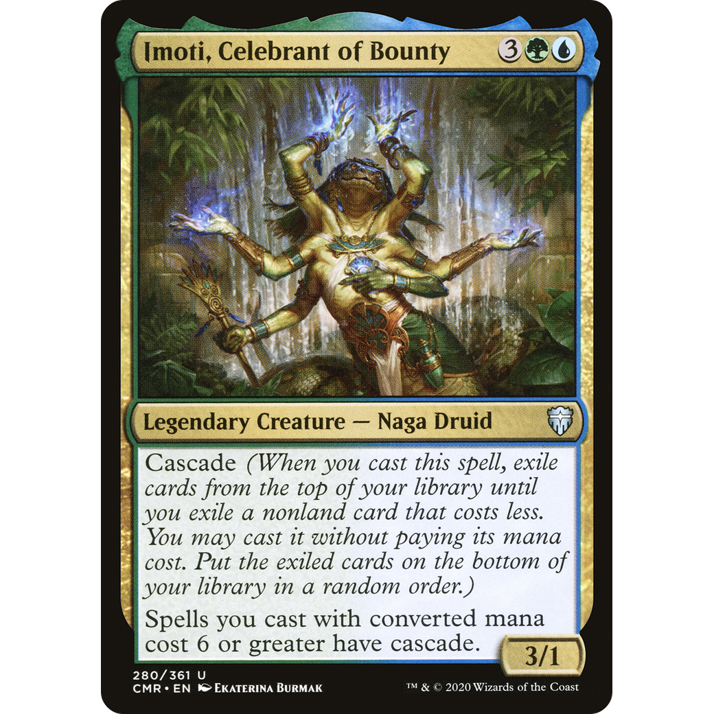 Imoti, Celebrant of Bounty (CMR-280) - Commander Legends