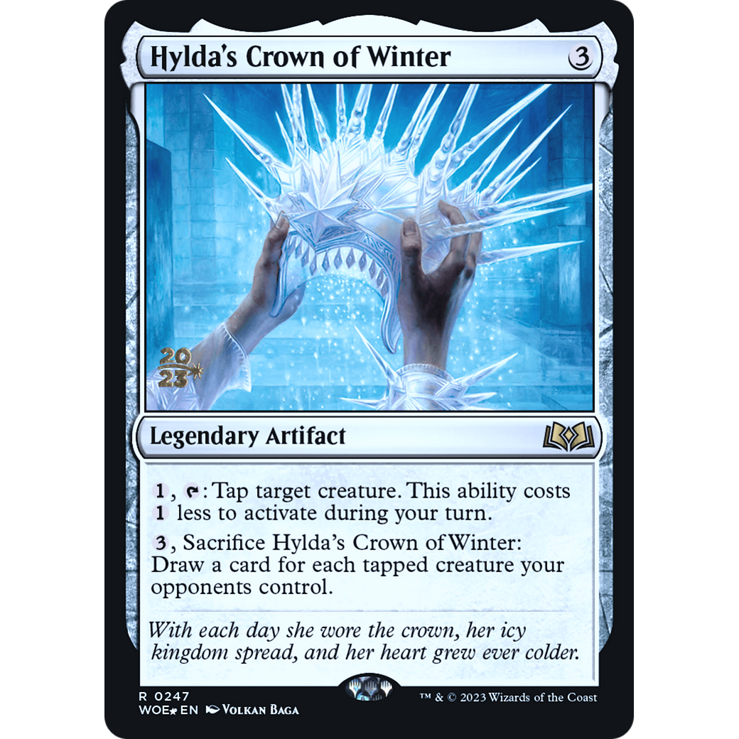 Hylda's Crown of Winter (PRE-247S) - Wilds of Eldraine Promos Foil