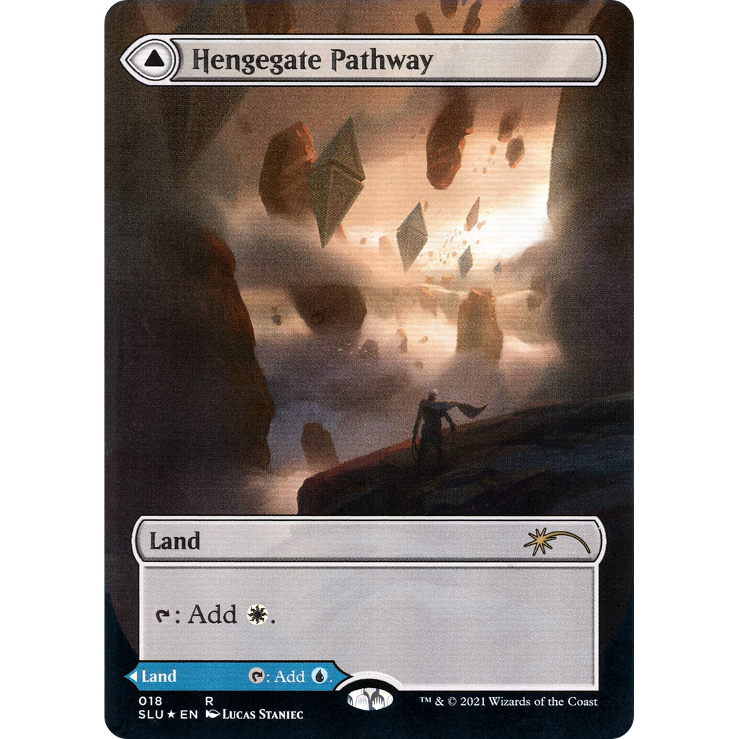 Hengegate Pathway (Borderless) (SLU-018) - Secret Lair: Ultimate Edition: (Showcase) (Borderless) Foil