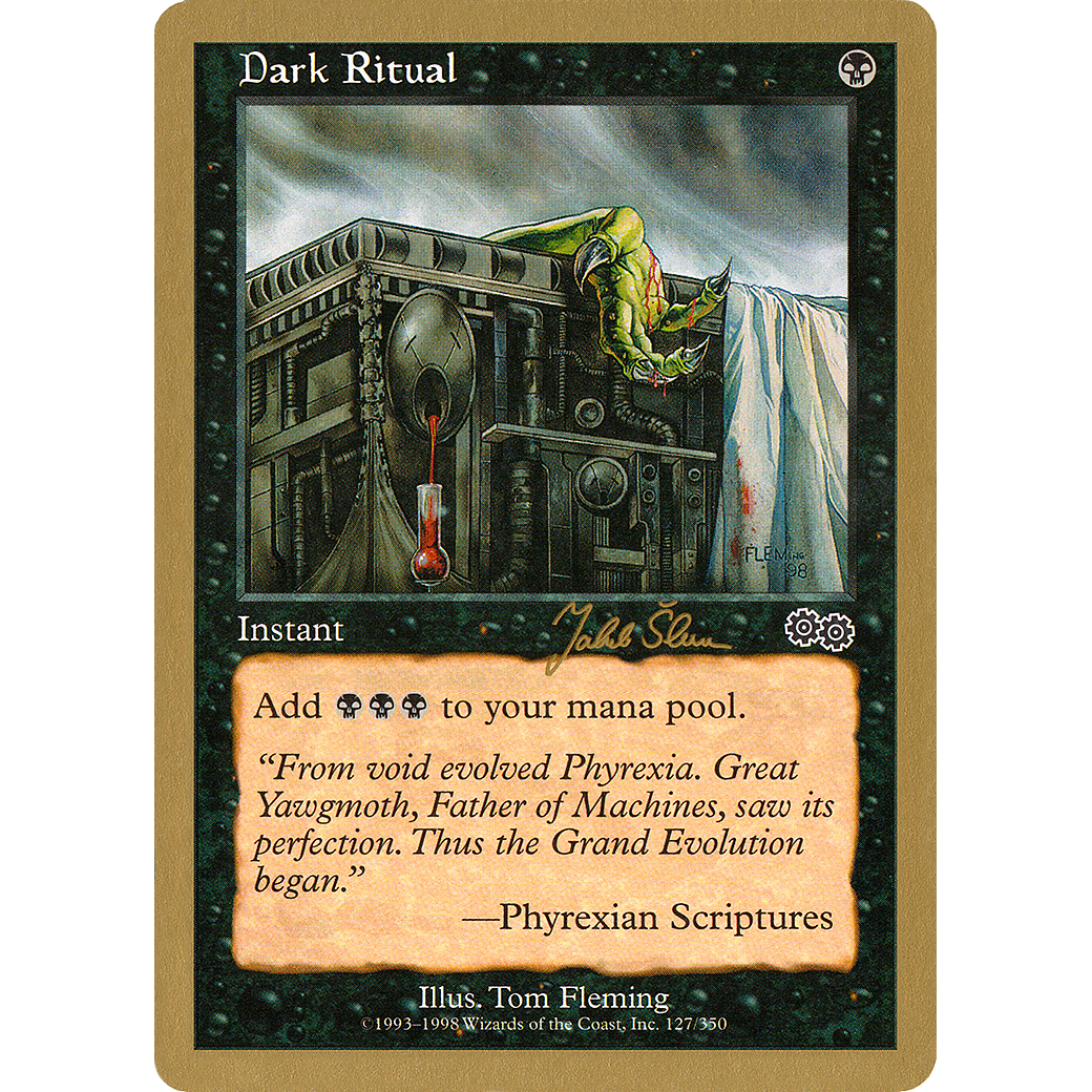 Dark Ritual - 1999 Jakub Slemr (USG) (WCD-) - World Championship Decks 1999