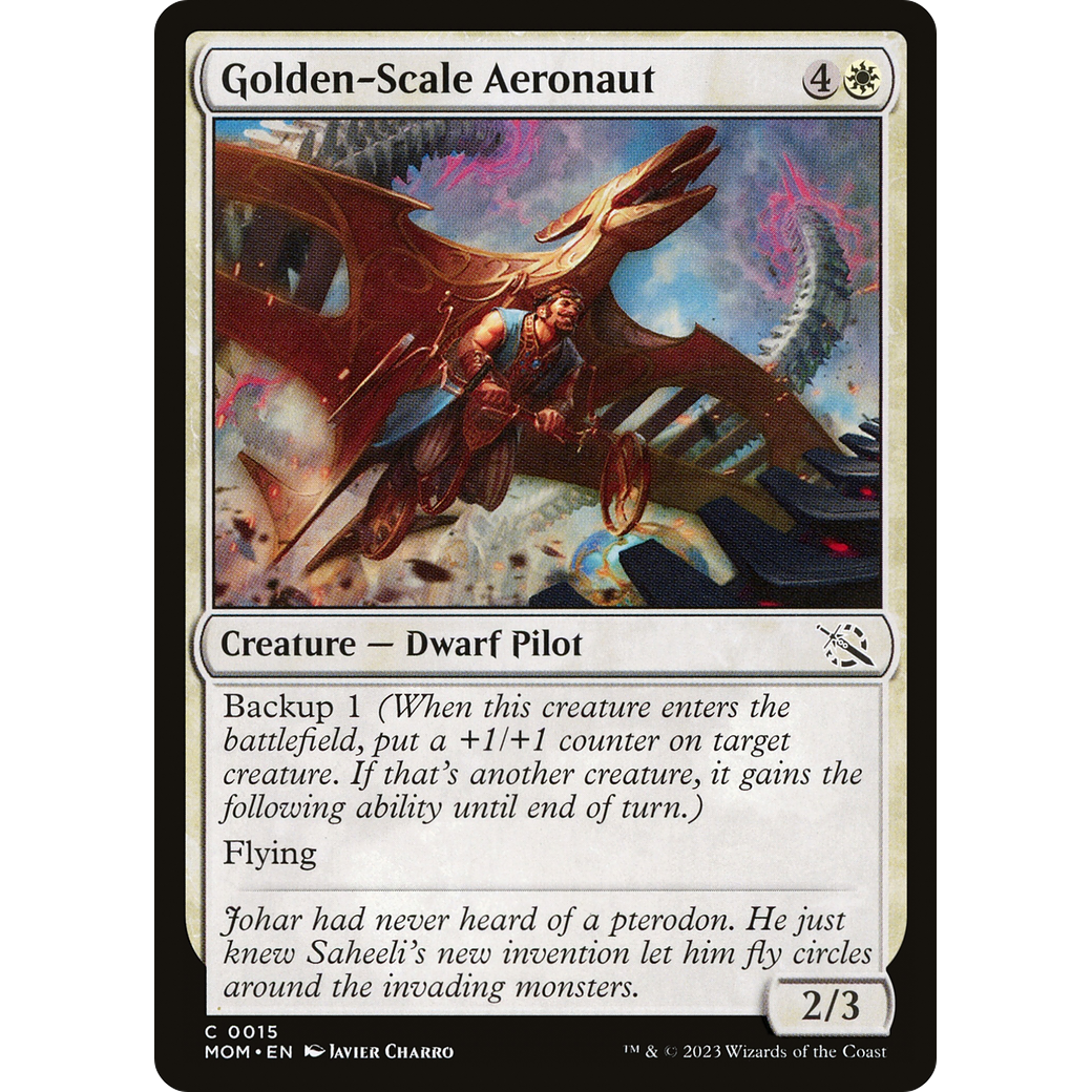 Golden-Scale Aeronaut (MOM-015) - March of the Machine