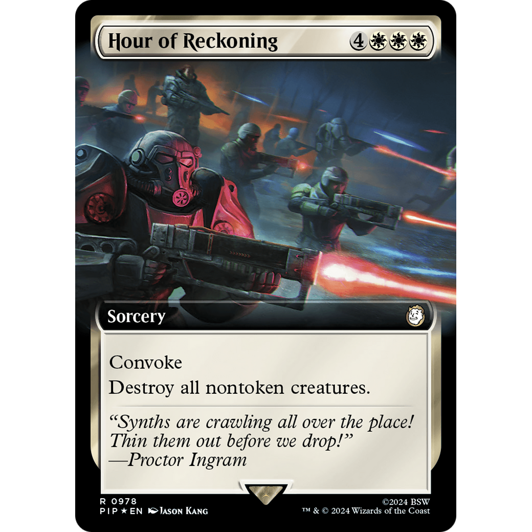 Hour of Reckoning (PIP-978) - Fallout: (Extended Art) Foil