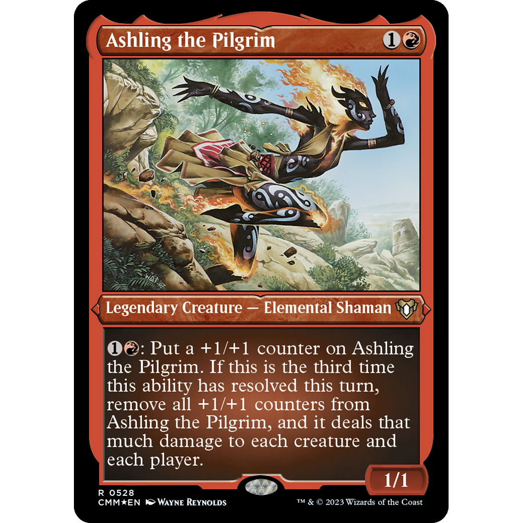Ashling the Pilgrim (CMM-528) - Commander Masters Etched Foil