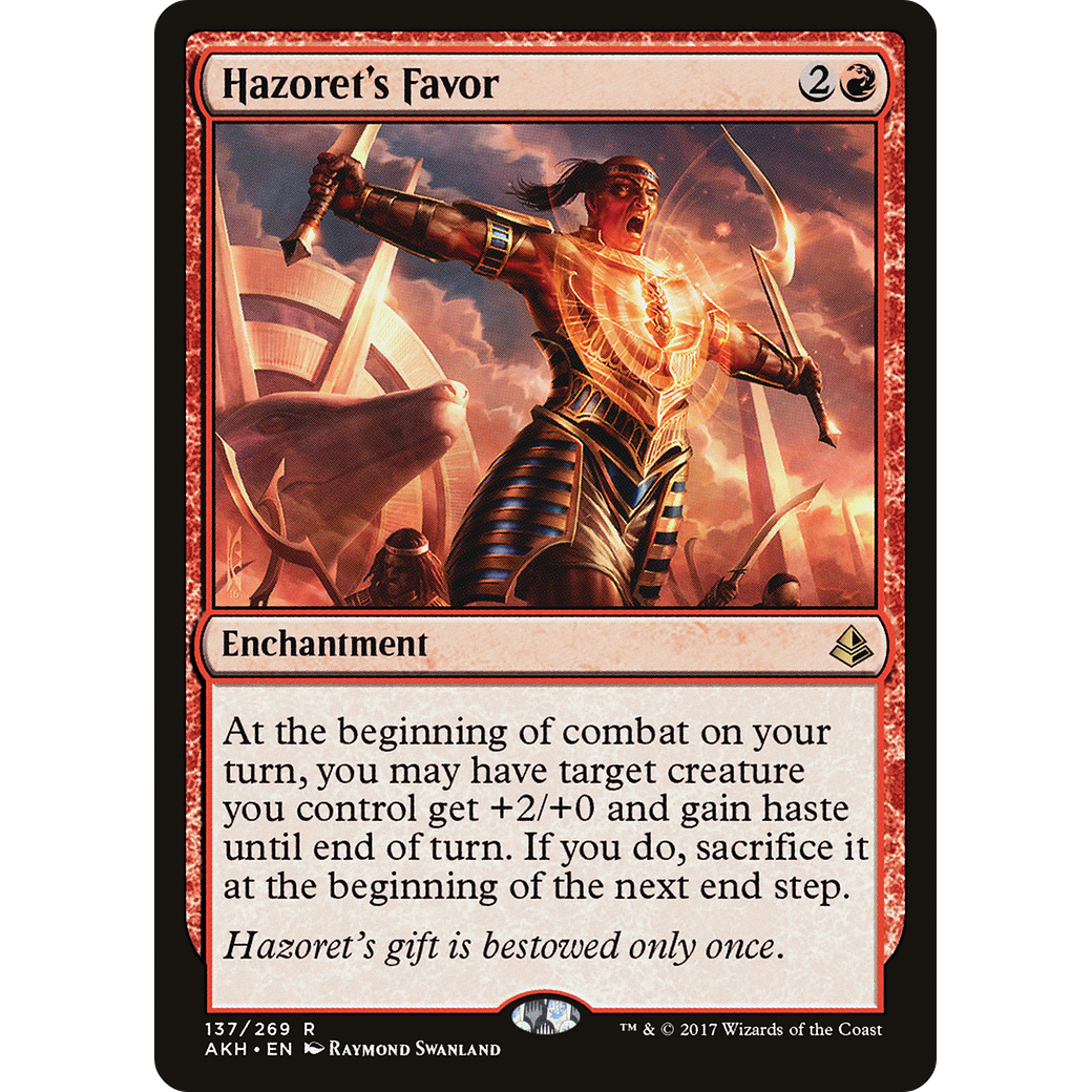 Hazoret's Favor (AKH-137) - Amonkhet Foil