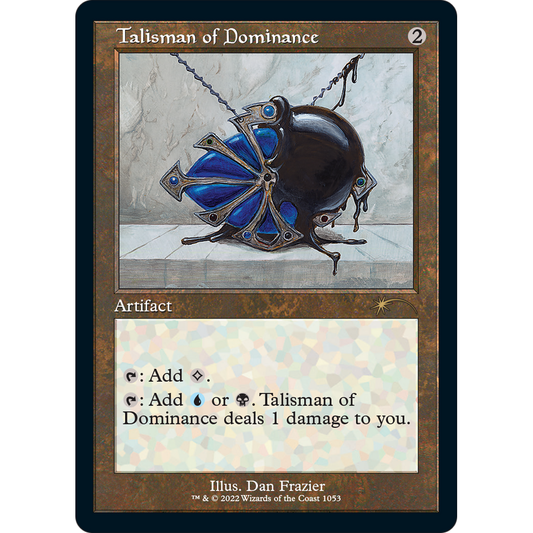Talisman of Dominance (Retro Frame) (SLD-1053) - Secret Lair Drop