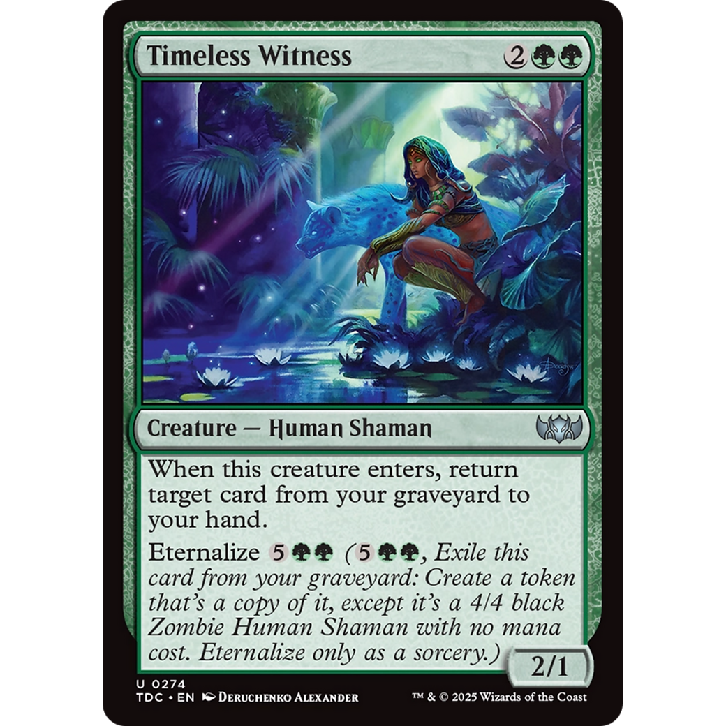 Timeless Witness (TDC-274) - Commander: Tarkir: Dragonstorm
