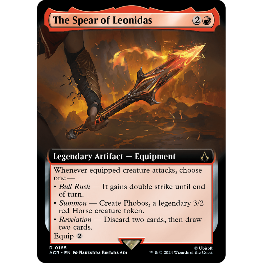 The Spear of Leonidas (Extended Art) (ACR-165) - Assassin's Creed: (Extended Art)